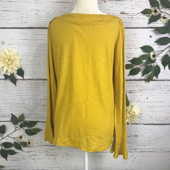 T-shirt Femme Banana Republic Malibu Tee Manches Longues Beige Taille S - Très Bon état